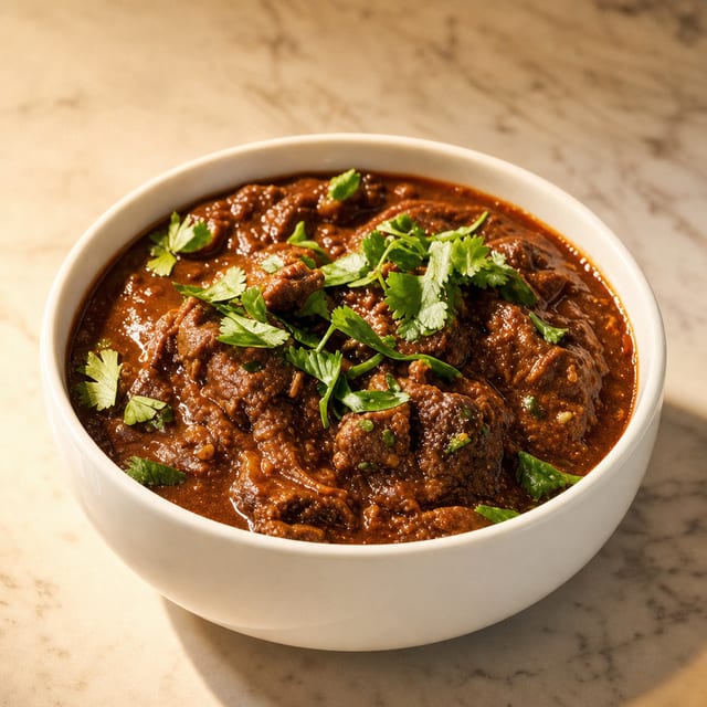 Lamb Eggplant Curry (Halal).