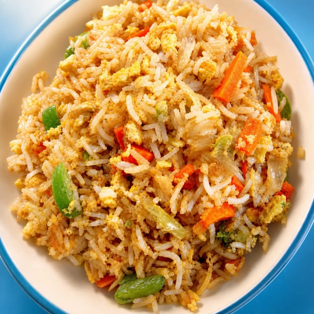 Egg Fried Rice - Non Vegan, Gluten free.