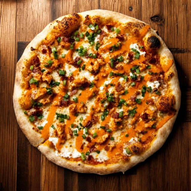 Buffalo Chicken Pizza.