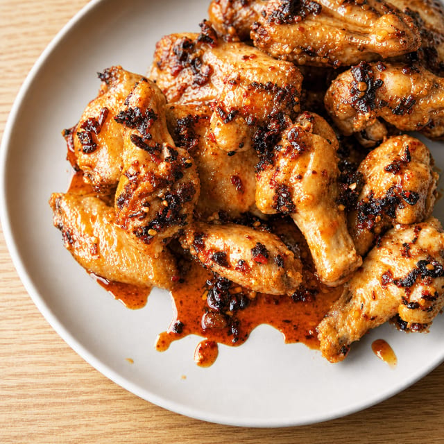 Chilli Oil Masala Wings (6) -Halal.