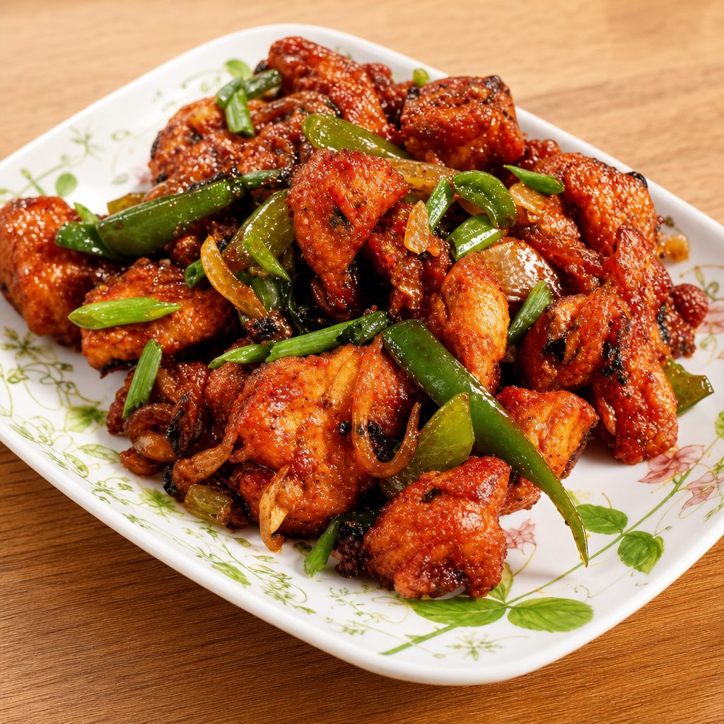 Chili Chicken - Halal, Gluten free.