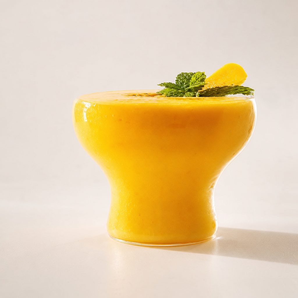 Mango Lassi - Yogurt & Mango Smoothie.