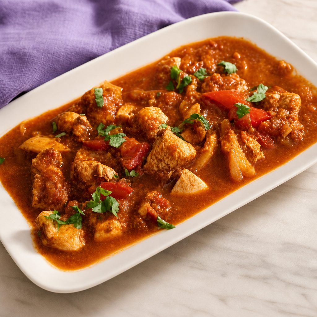 Chicken Jalfrezi - Halal, Gluten free.