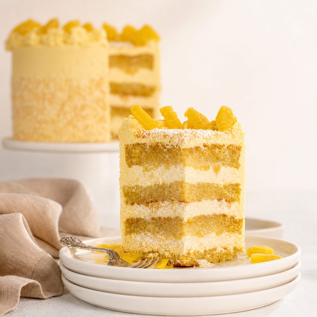 Pineapple Cream Cake.