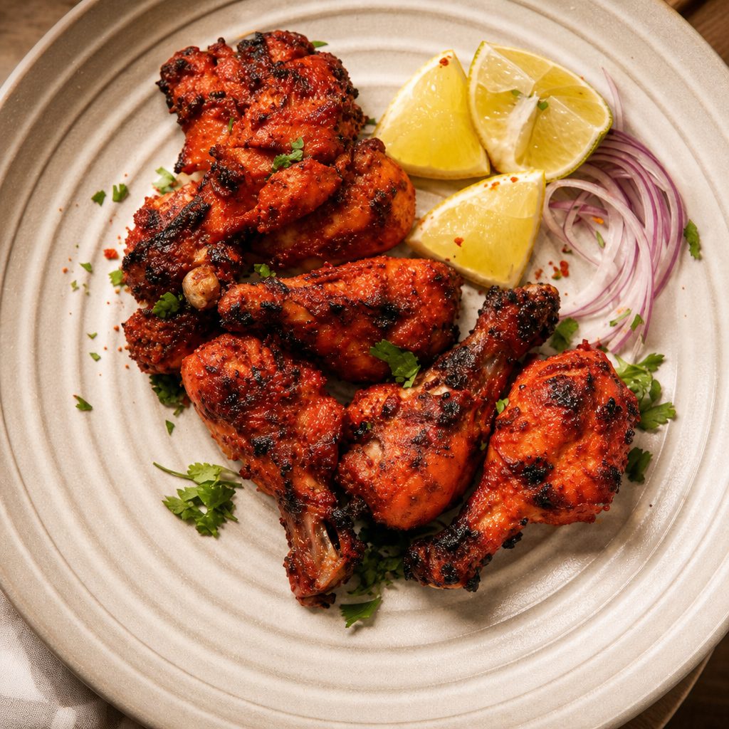Tandoori Mixed Grill Platter.
