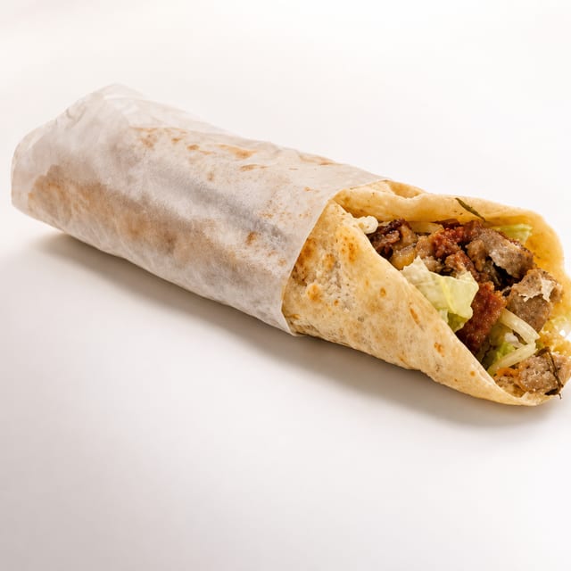 Paneer Schezwan Kati roll - Vegan.