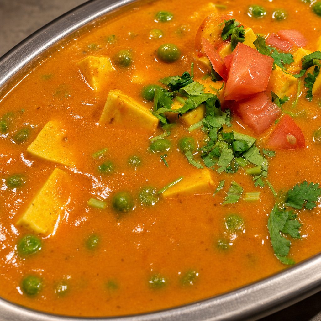 Muttar Tofu – Vegan, Gluten free.