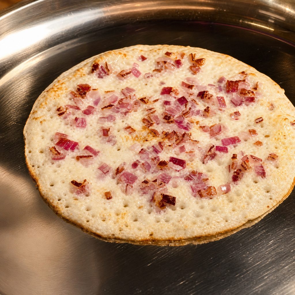 Onion Dosa - Vegan, Gluten free.