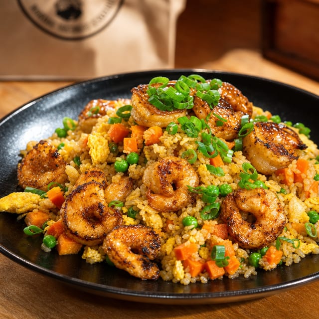 Shrimp Fried Rice - Non Vegan.