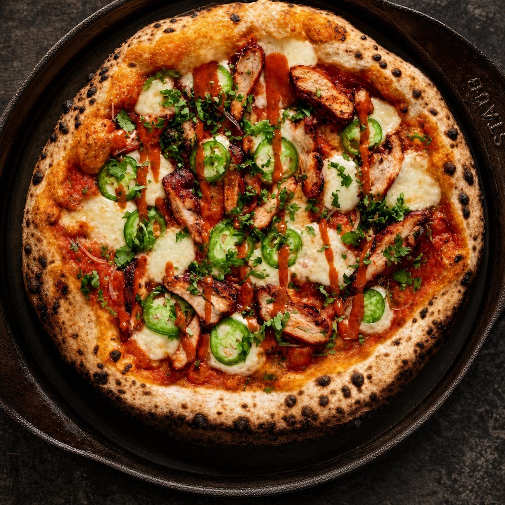 Chilli Chicken Pizza.