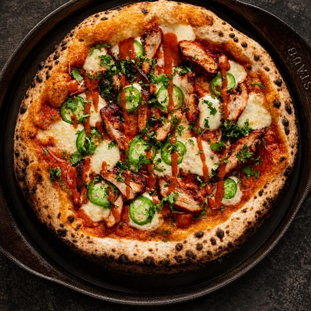 Chilli Chicken Pizza.