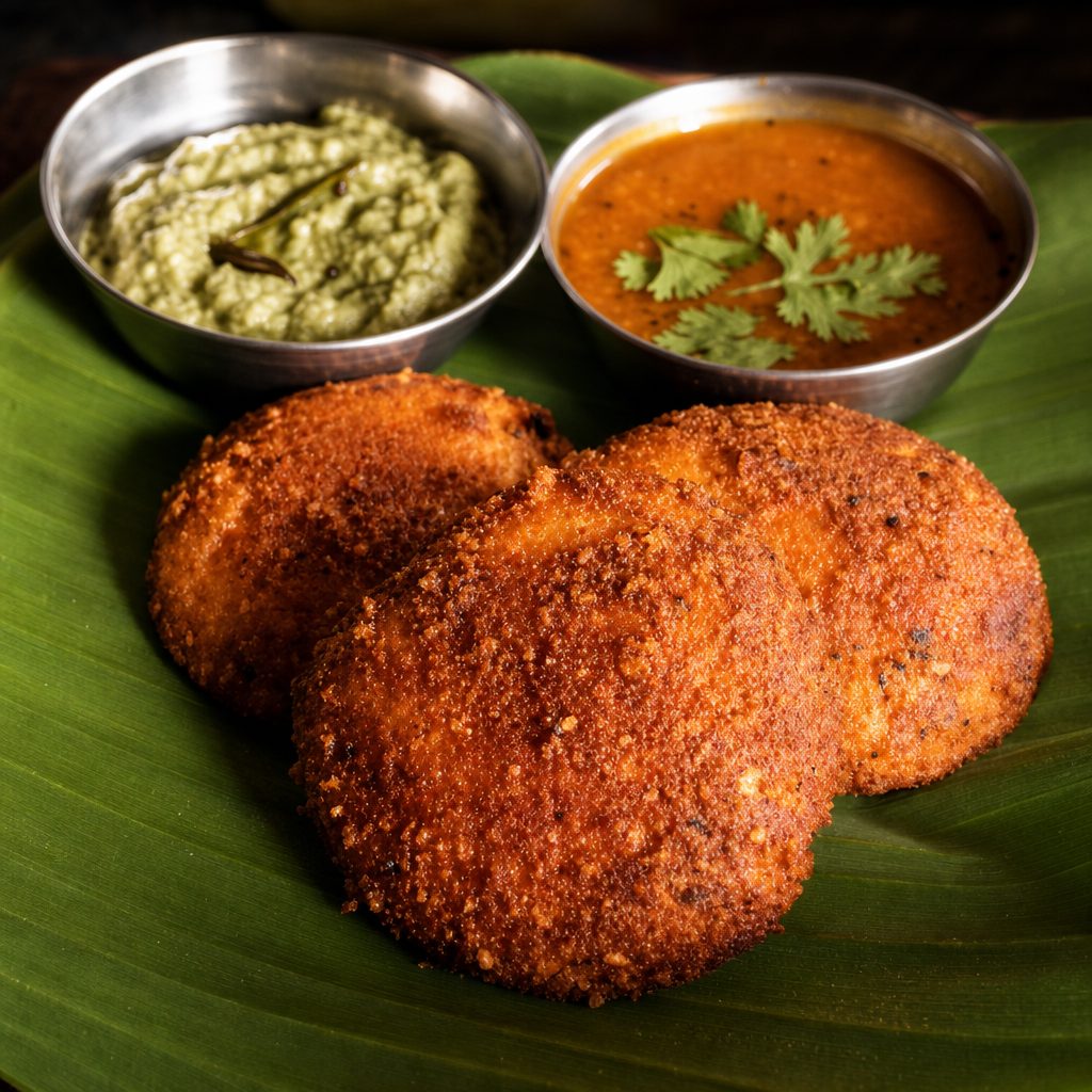 Ghee Karam Idli (4) – Vegan.