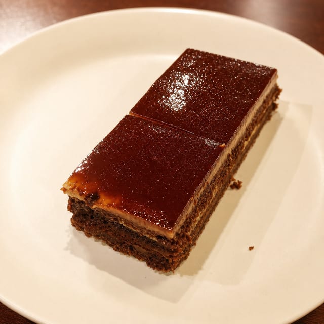 Cappuccino mousse cake.