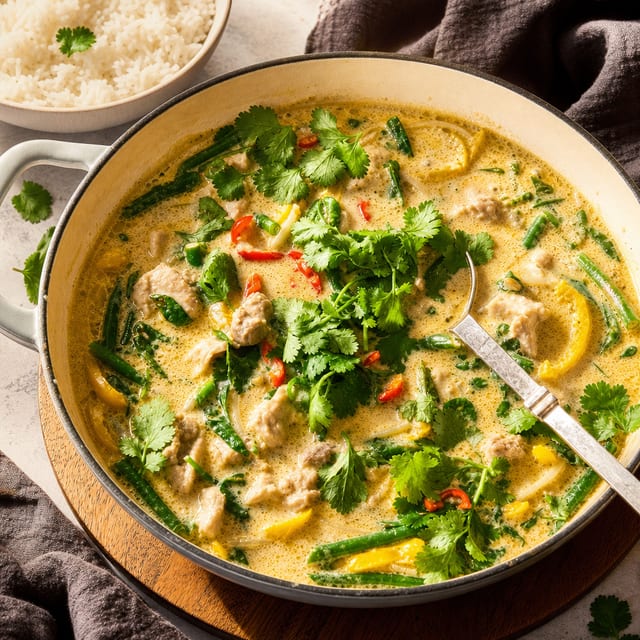 Shrimp Green Curry.