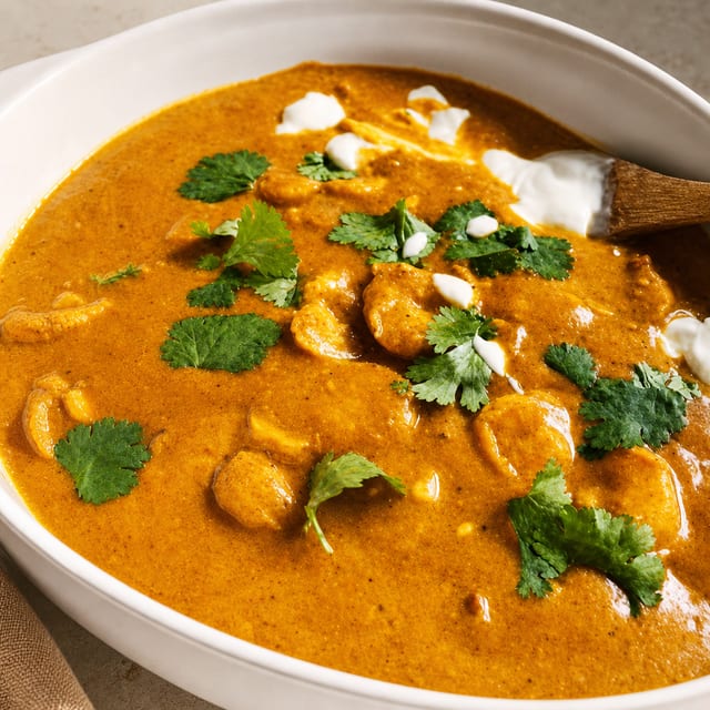 Shrimp Coconut Korma - South Indian style.