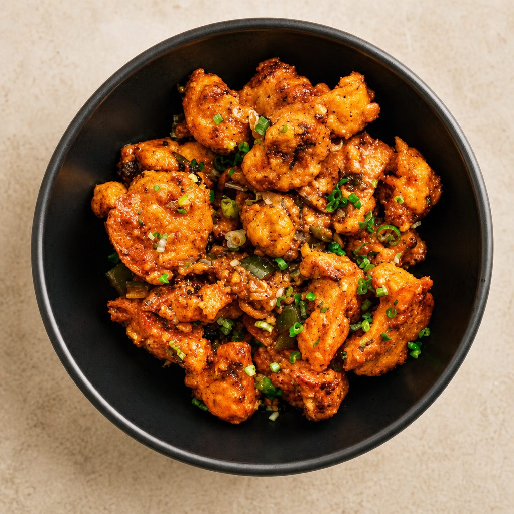 Chicken Manchurian (10) -Halal.
