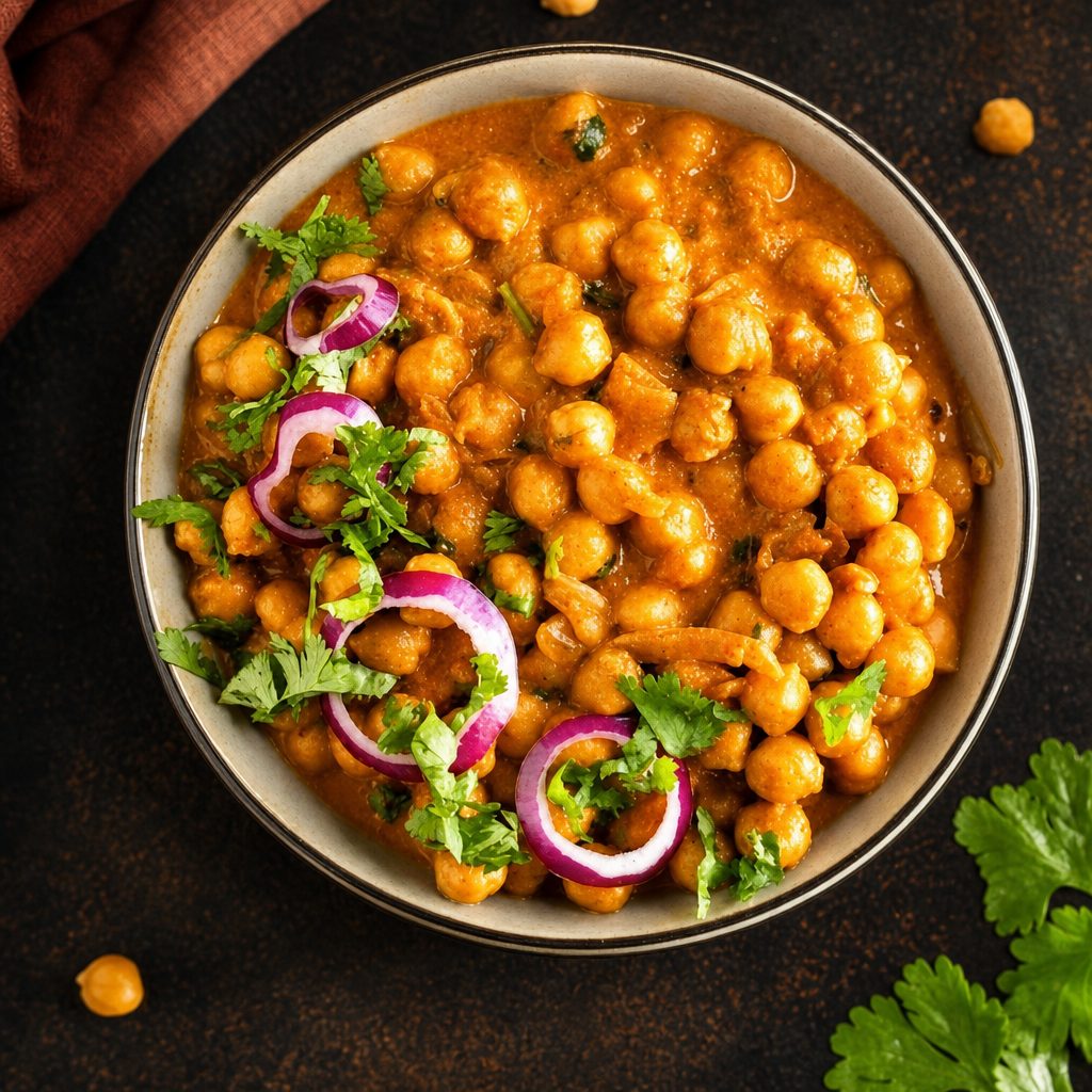 Chana butter masala -Non Vegan, Gluten free.