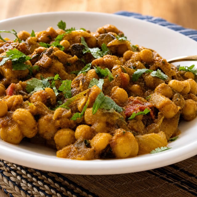 Chana Masala – Spiced Chickpeas in Tangy Tomato Gravy – Vegan, Gluten Free.