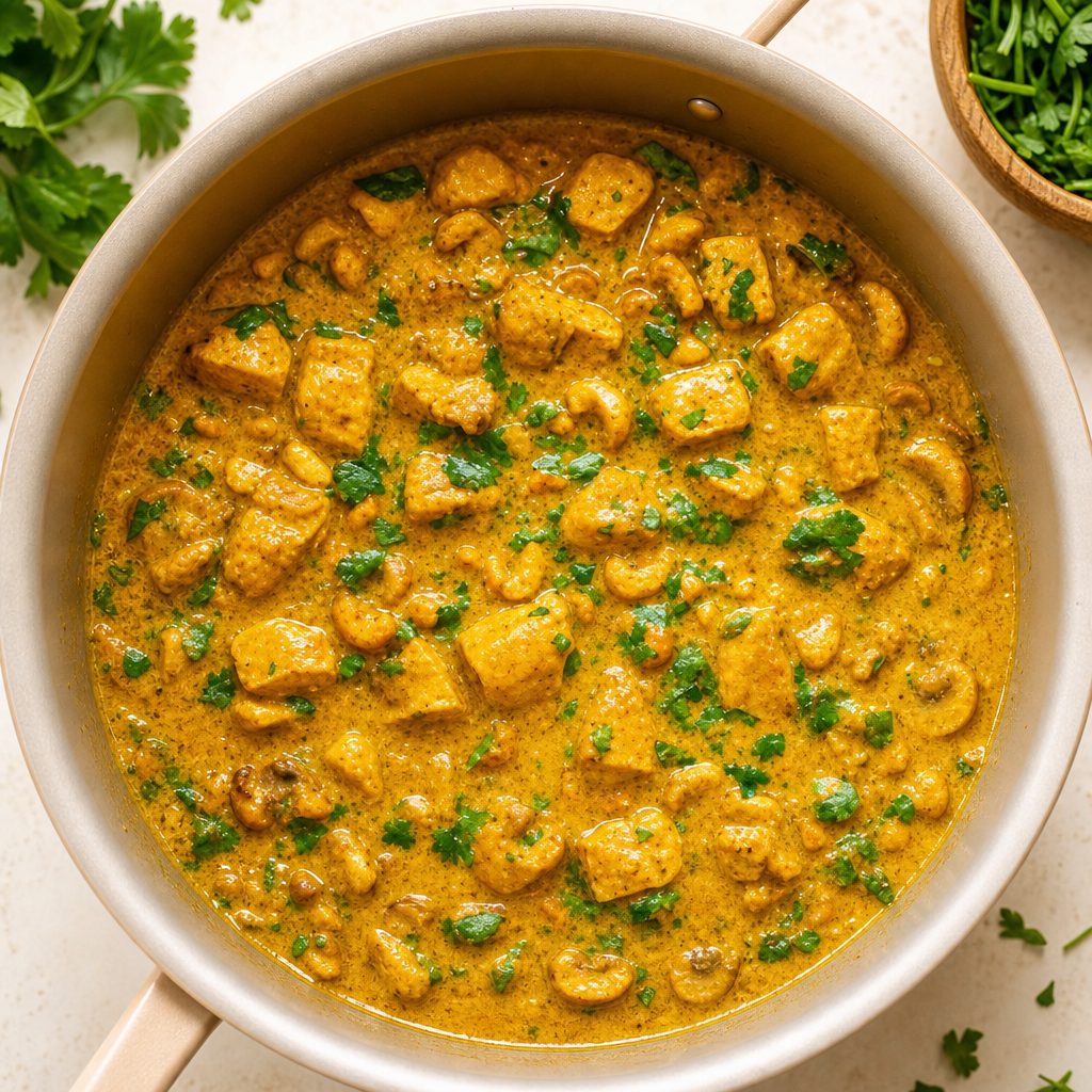 Chicken Coconut Korma - South Indian (Halal, Gluten free).