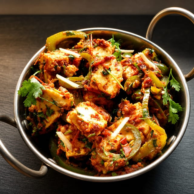 Kadai Paneer - Non Vegan, Gluten free.