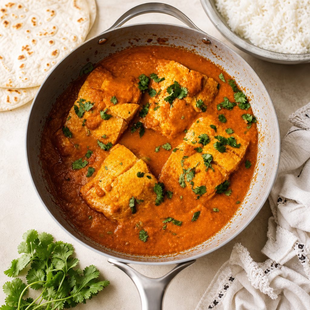 Salmon (Atlantic) Tikka Masala.
