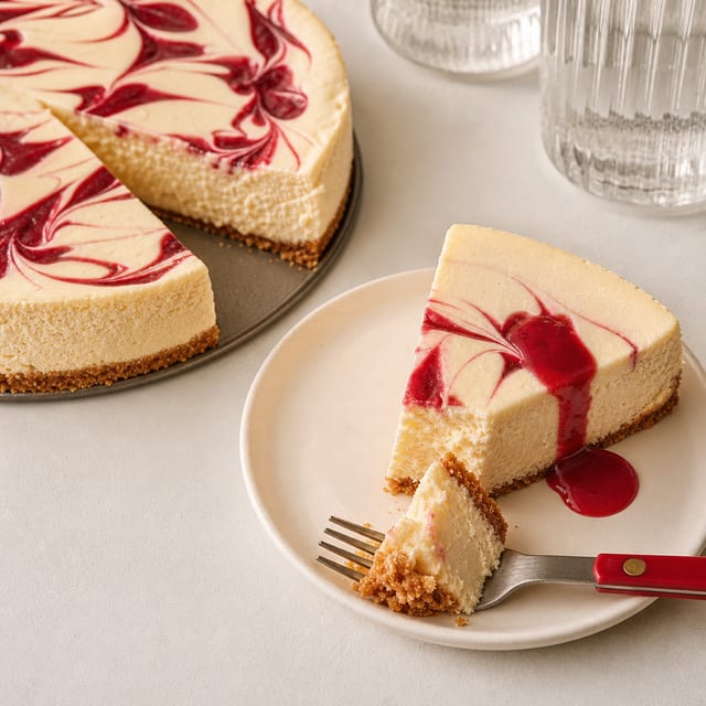 Strawberry cheesecake.
