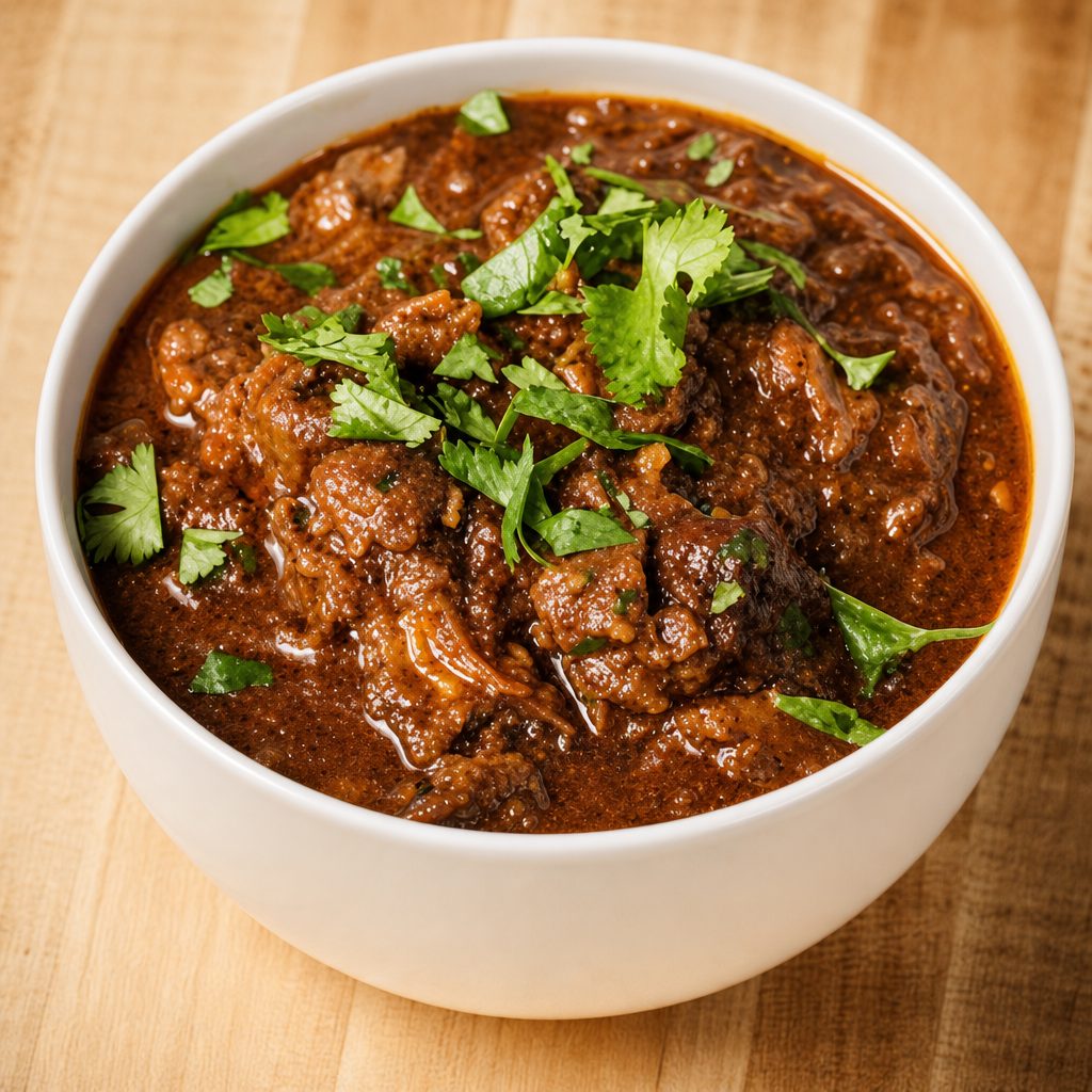 Boneless Lamb Chettinad Curry (Halal).