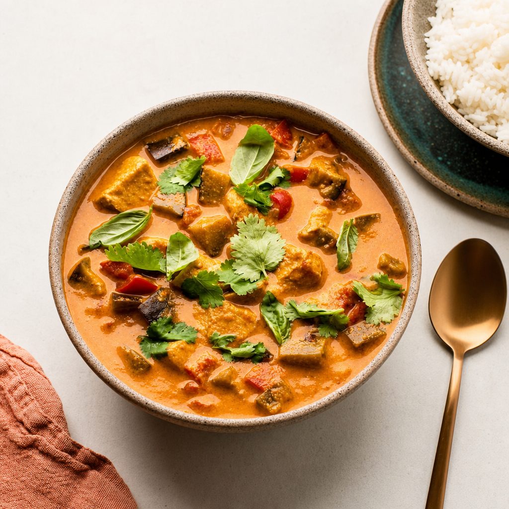 Veg Red Curry - Vegan, Gluten free.
