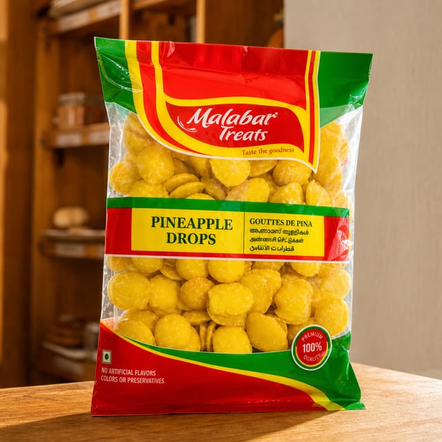 Malabar Treats- Pineapple Sweet Drops 200gms.