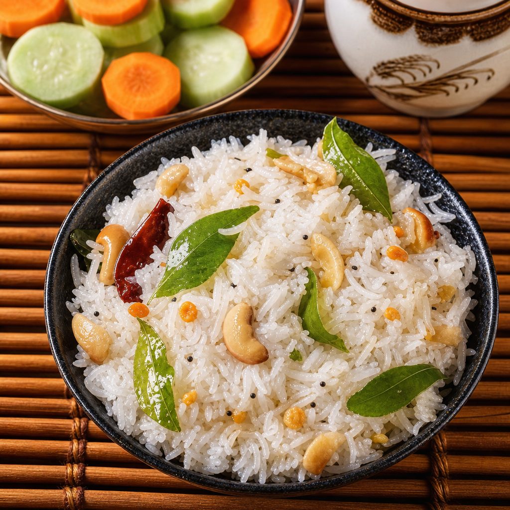 Coconut Rice Pulao - Vegan.