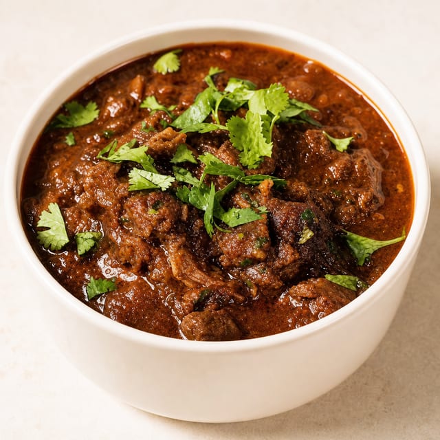 Lamb Karahi Gosht Curry (Halal).