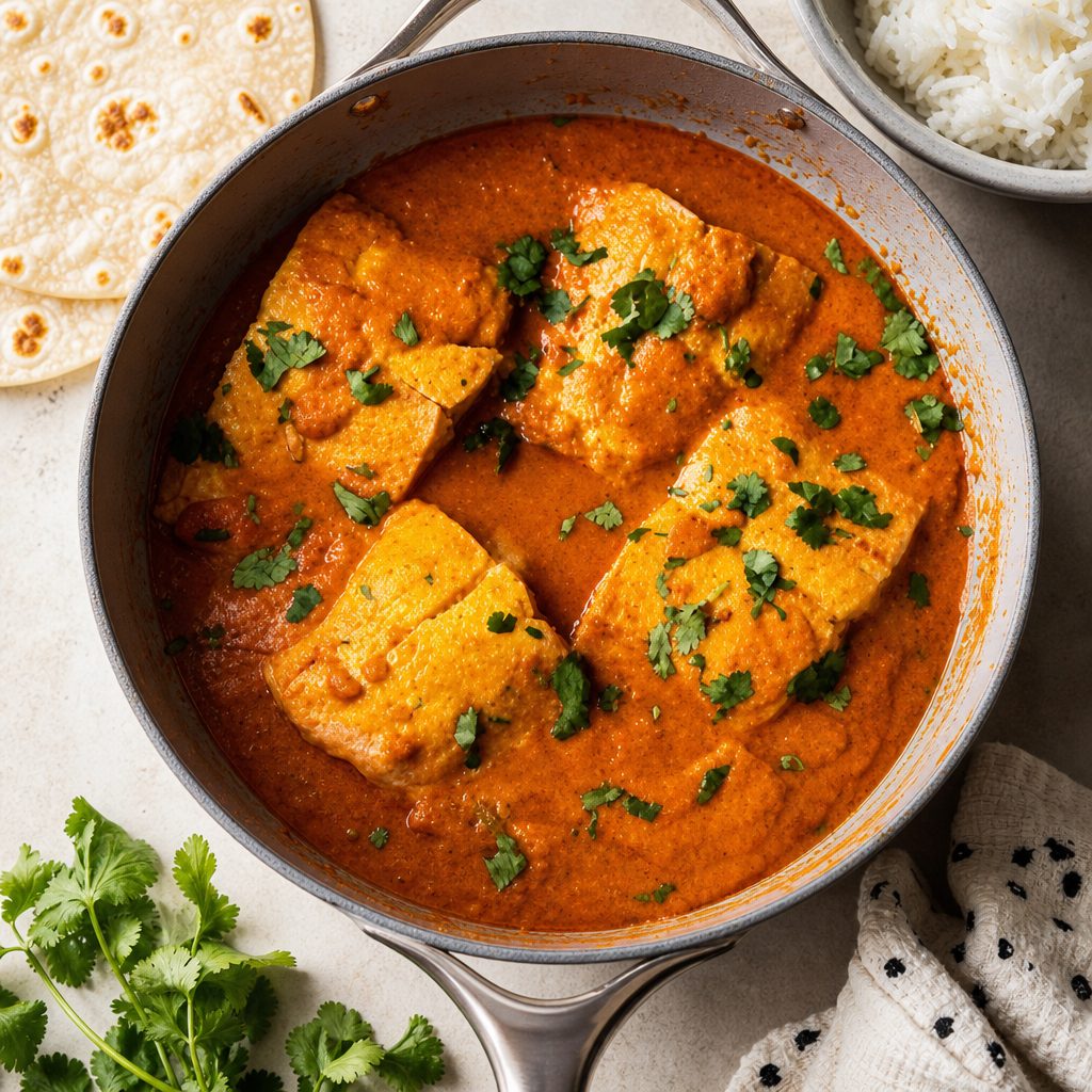 Salmon (Atlantic) Butter Masala.