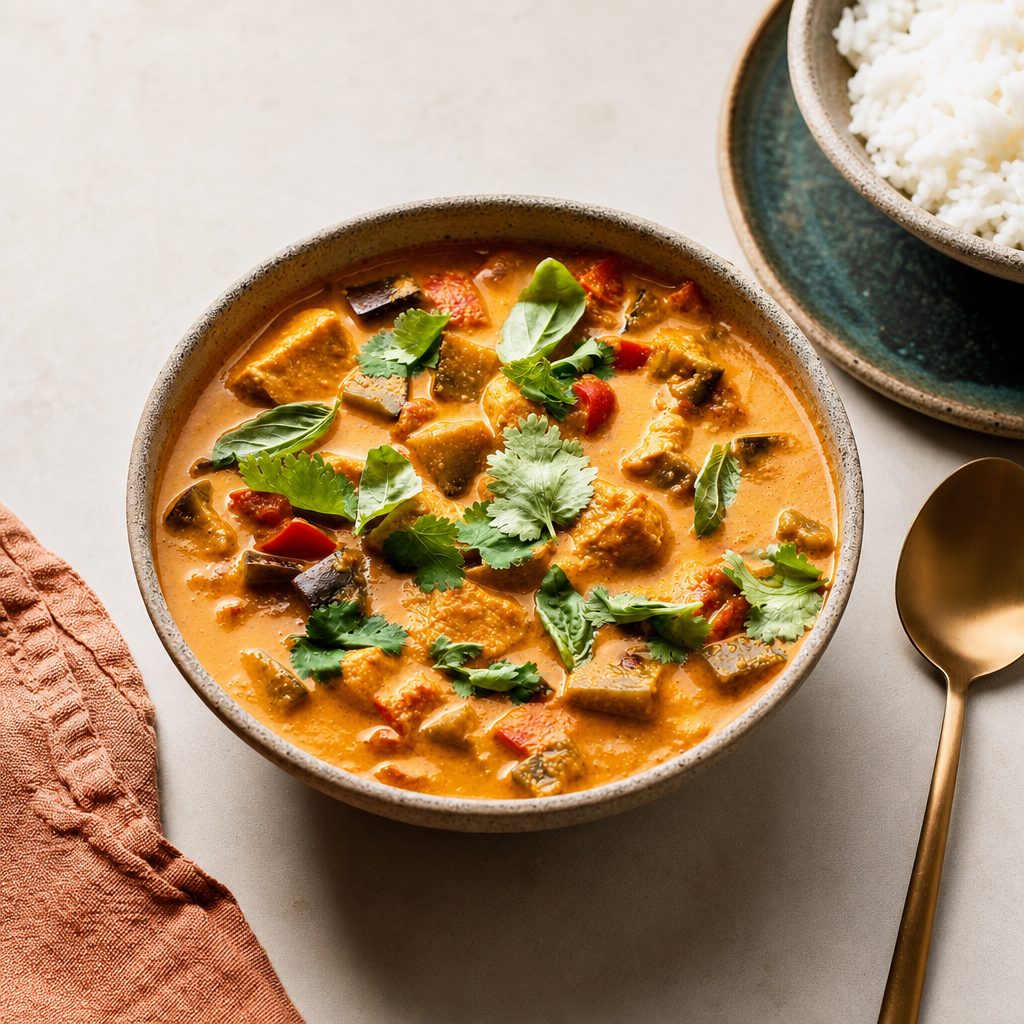 Lamb Red Curry (Halal).