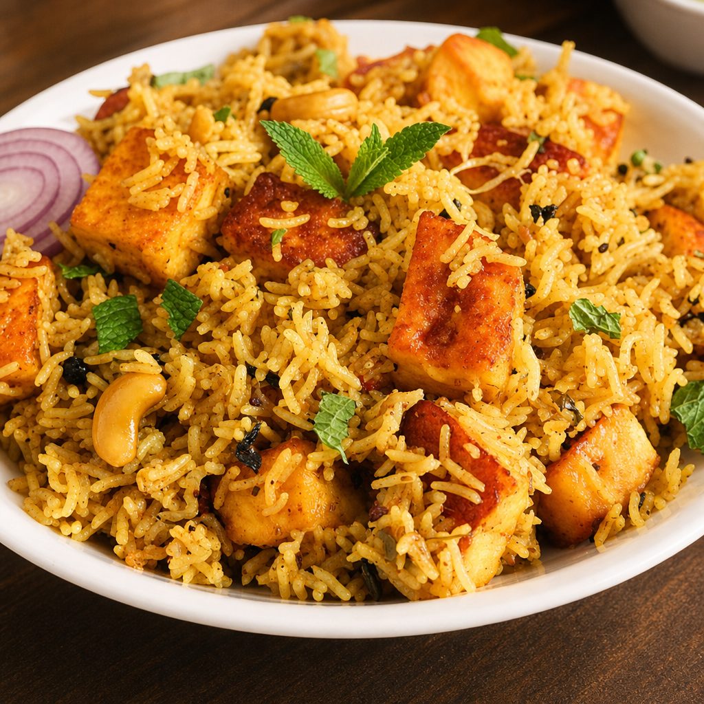 Paneer Biryani - Non Vegan.