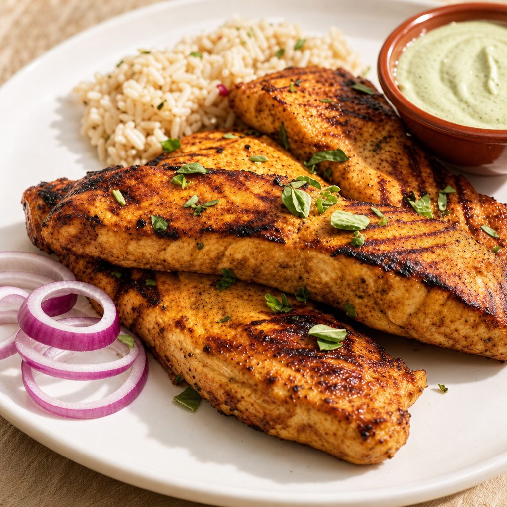 Tandoor Atlantic Salmon Platter.