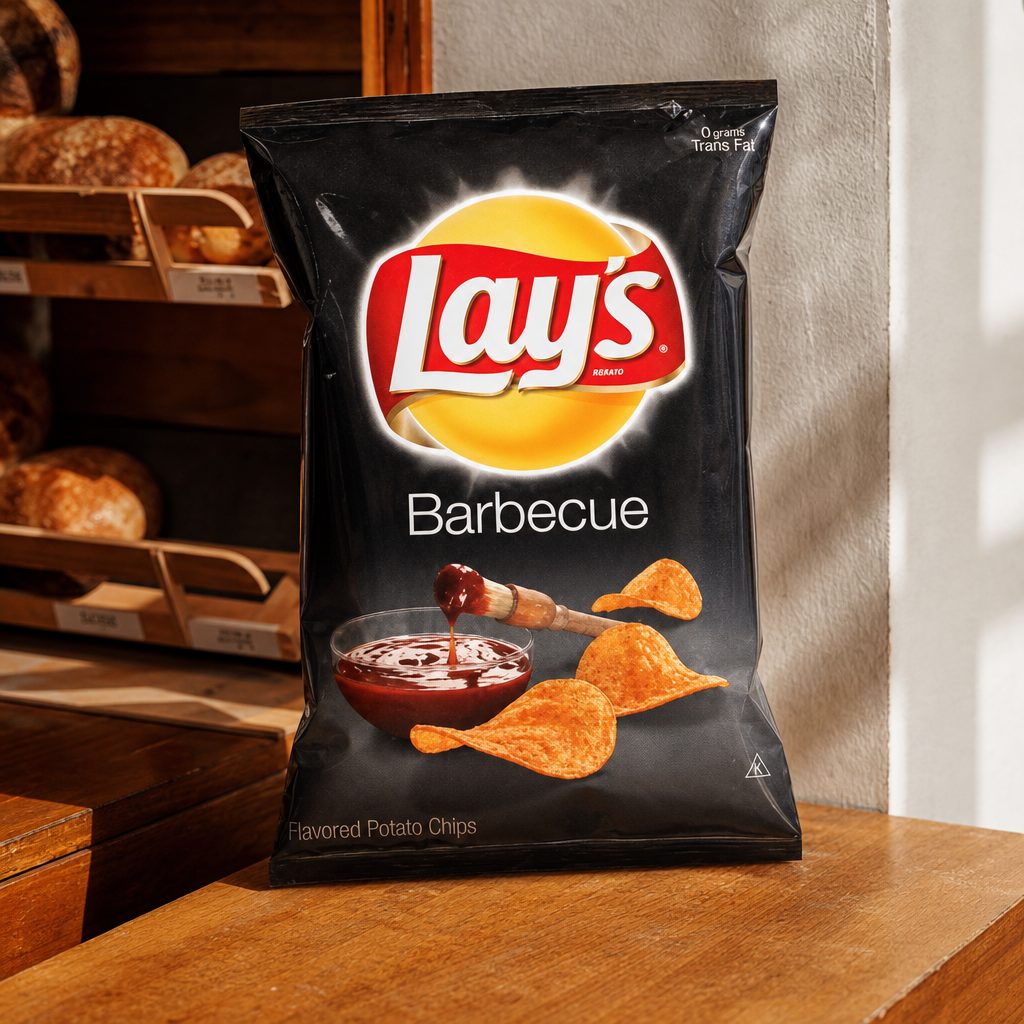 Lays potato BBQ.