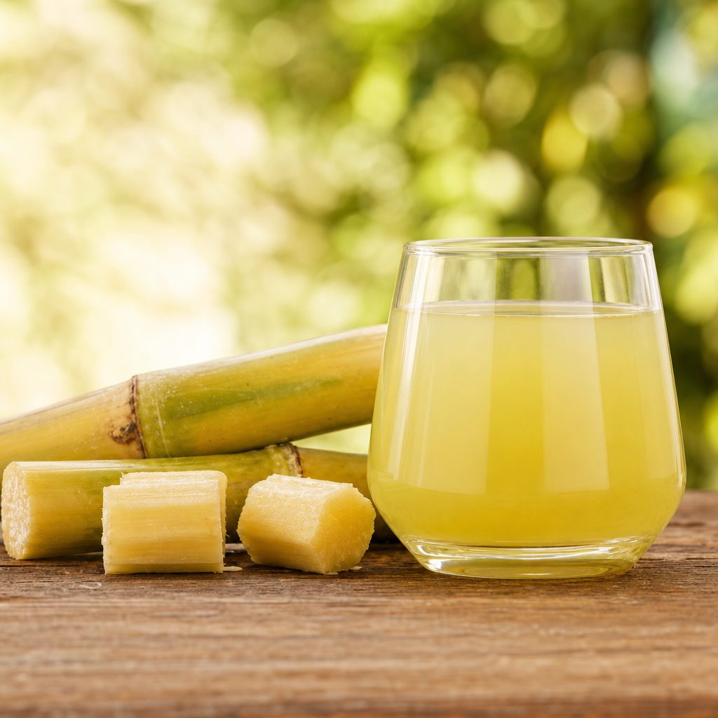 Fresh Sugarcane Juice.