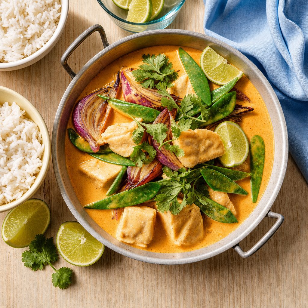 Lamb Yellow curry (Halal).