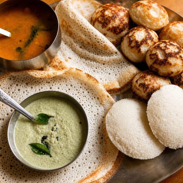 Chennai Special - Idli (2) + Masala Dosa (1).