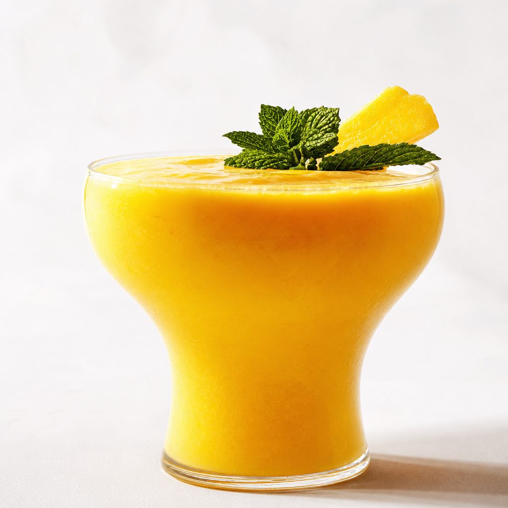 Mango Lassi - Yogurt & Mango Smoothie.