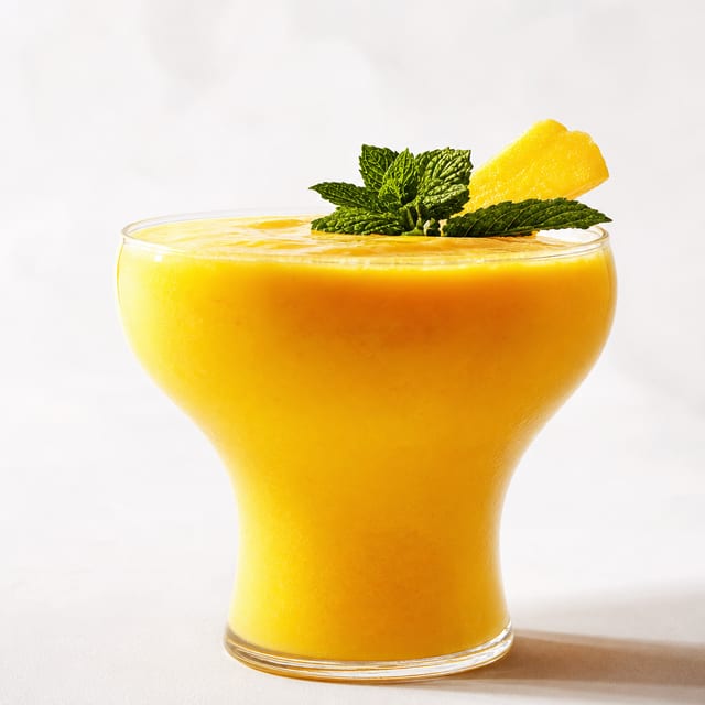 Mango Lassi - Yogurt & Mango Smoothie.