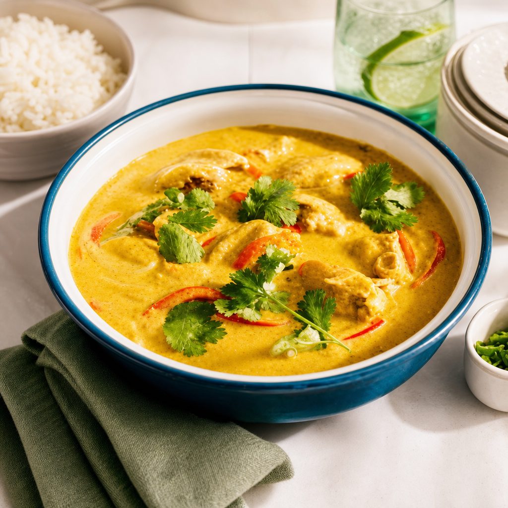 Mushroom Mango Curry.