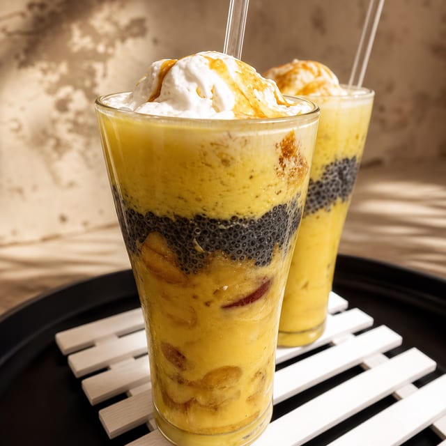 Kesar Falooda – Saffron-Infused Royal Dessert Drink.
