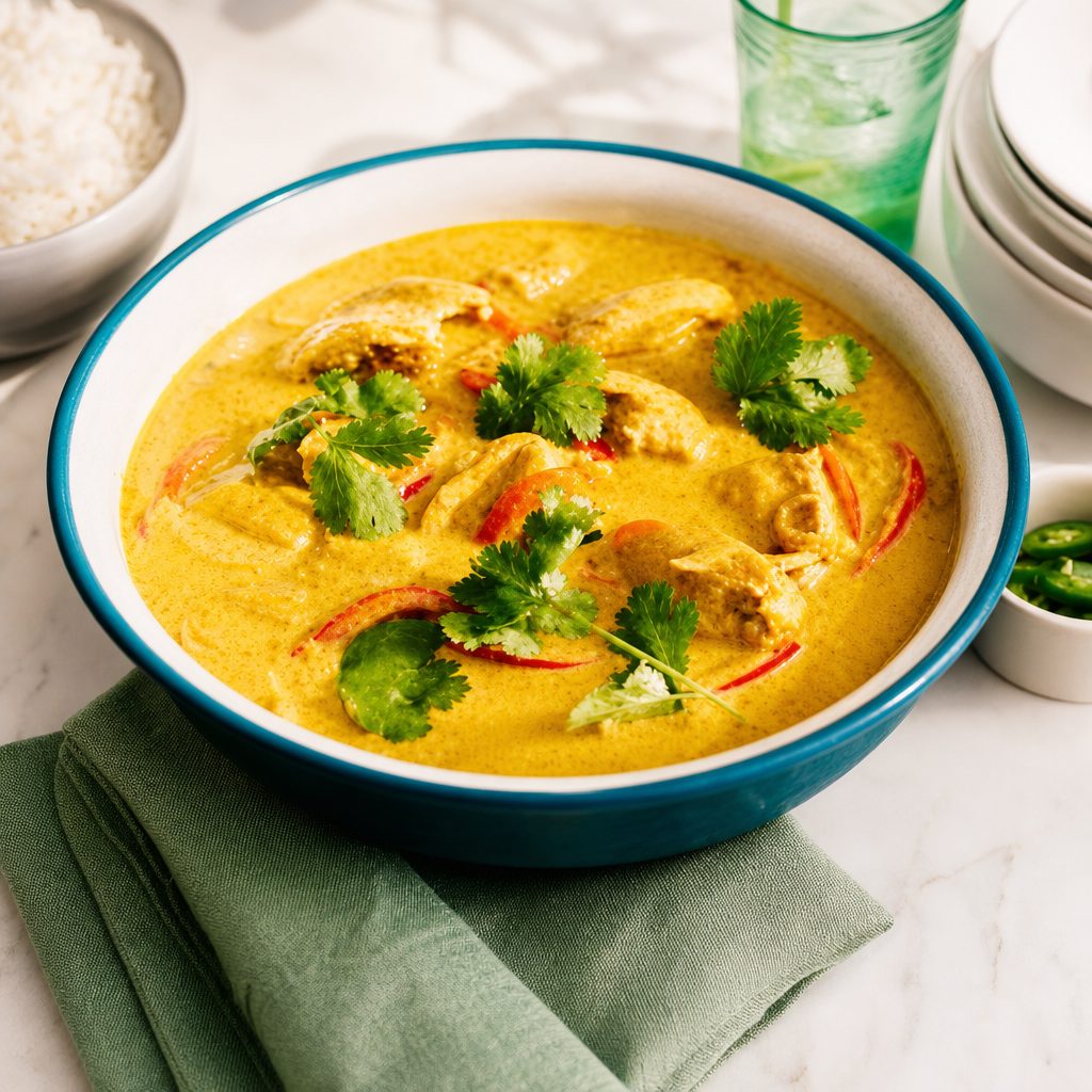 Shrimp Mango Curry.