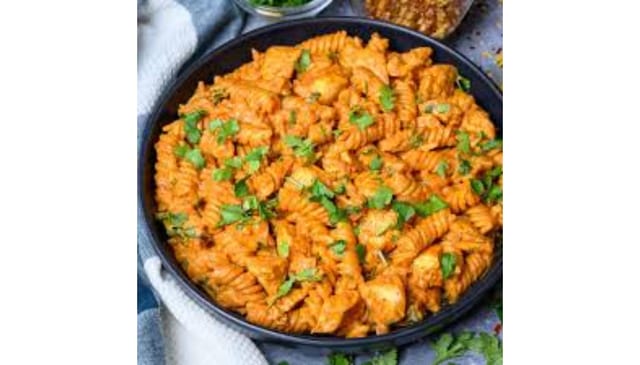 Butter Chicken Rotini Pasta