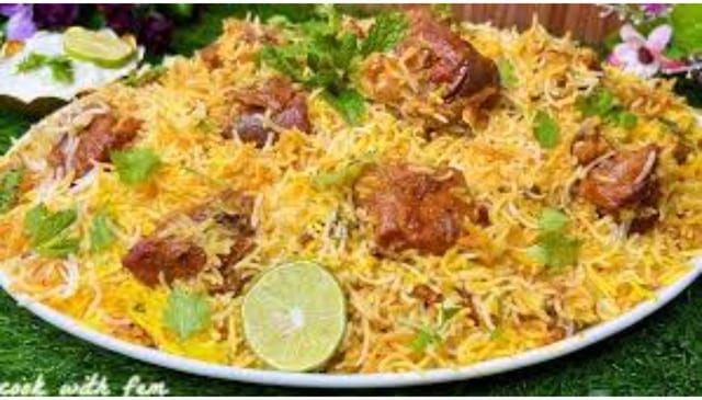Hyderabadi Mutton Biryani – Bone-In Goat, Halal