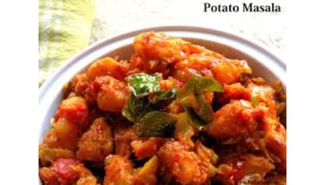 Potato Masala -Spiced Potato & curry leaves, Bowl Vegan, Gluten free