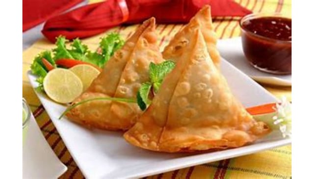 Pizza Samosa (3) - Vegan