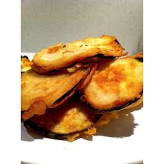 Egg Plant Bajji (4) - Vegan, Gluten free