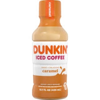 Dunkin Ice Coffee Caramel